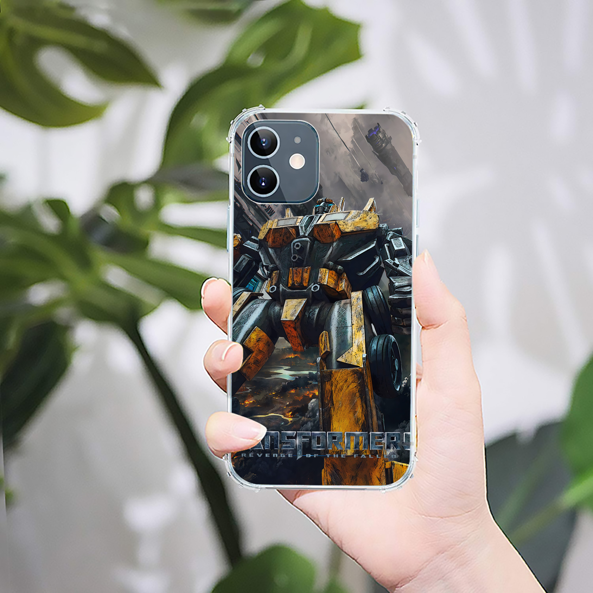 （画像用） Transformers トランスフォーマー 【iPhone 12シリーズ対応】透明スマホケース（クリアソフトケース）